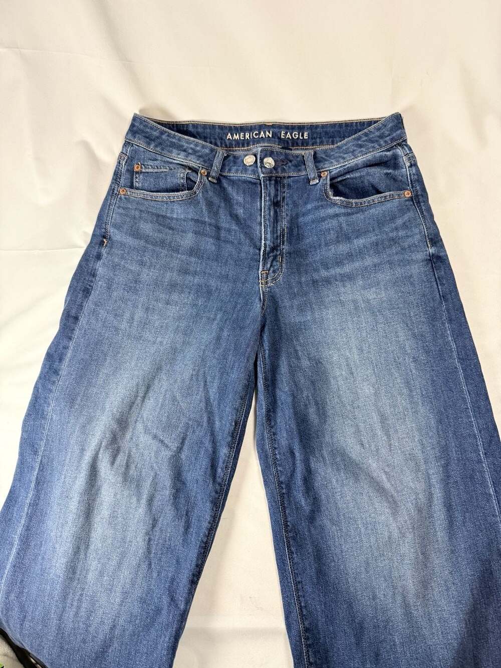 Y2K Americana American Eagle Stretch Wide Leg Denim Jeans
